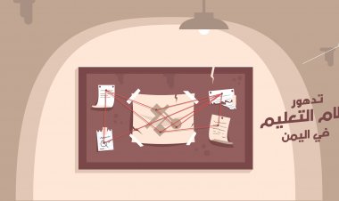 انفوجرافيك |  تدهور نظام التعليم في اليمن 
